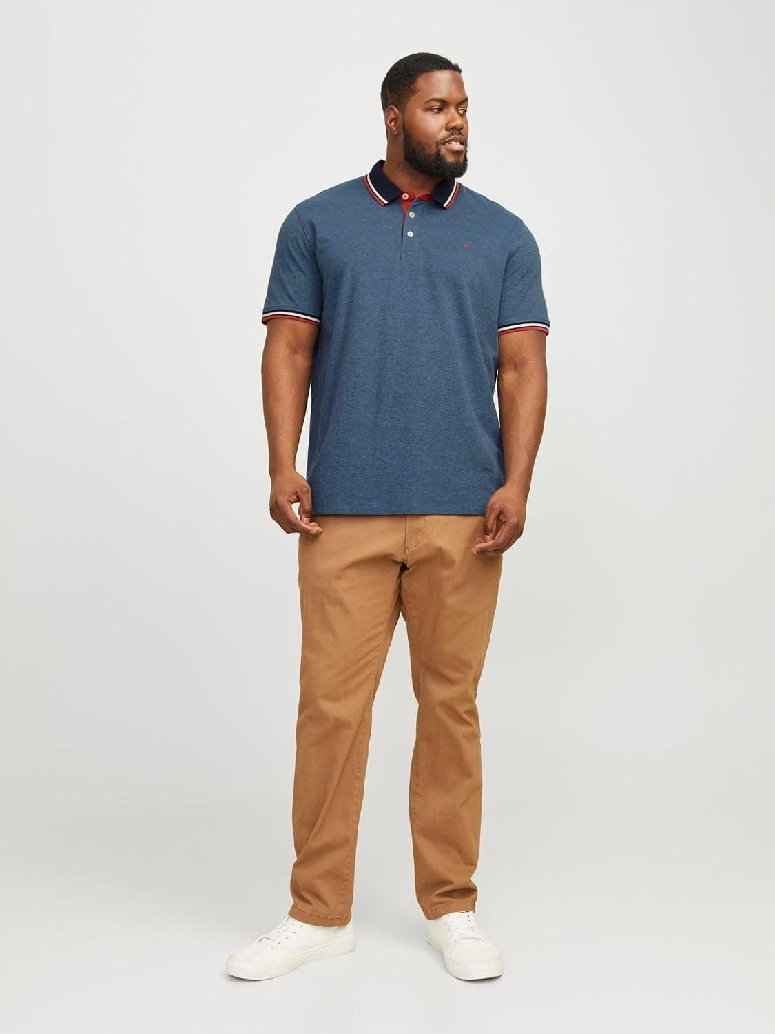 پولوشرت مردانه JACK & JONES آستین کوتاه فیت معمولی مدل Jjepaulos پولوشرت مردانه JACK & JONES آستین کوتاه فیت معمولی مدل Jjepaulos