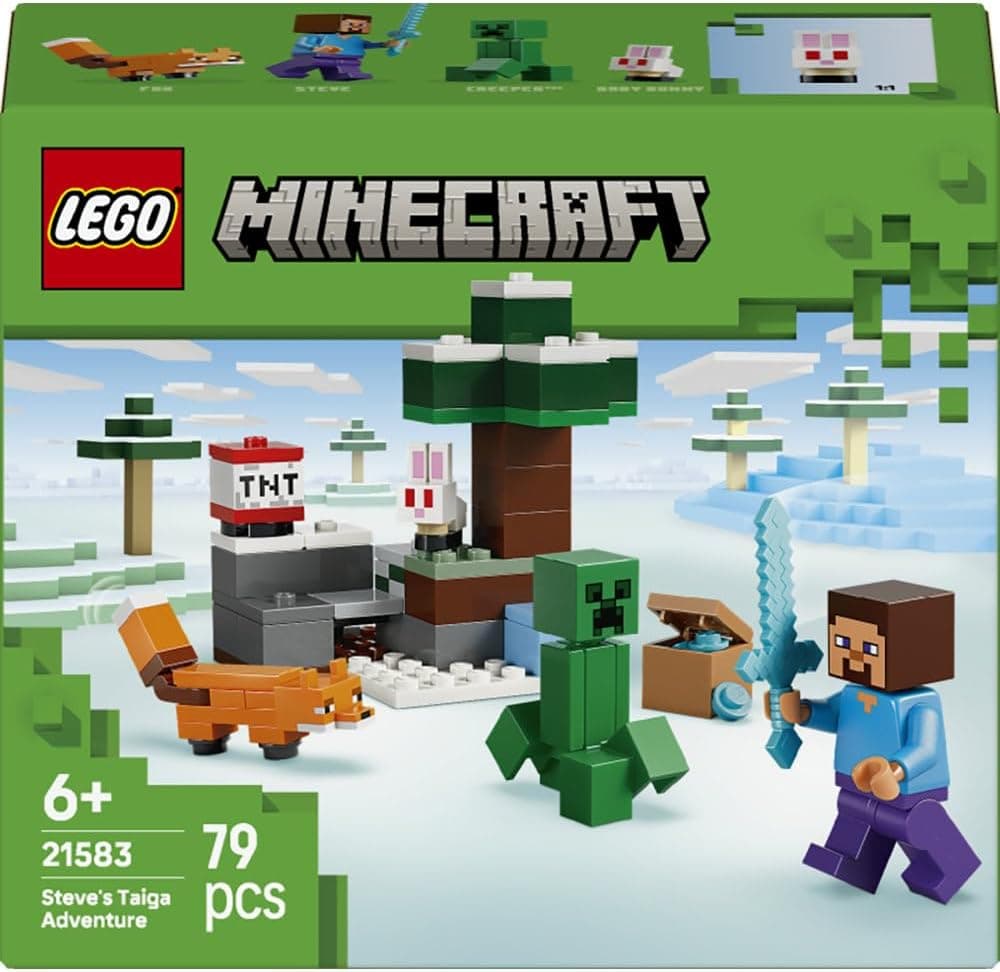 لگو Minecraft ماجراجویی Steve's Taiga مدل 21583 لگو Minecraft ماجراجویی Steve's Taiga مدل 21583