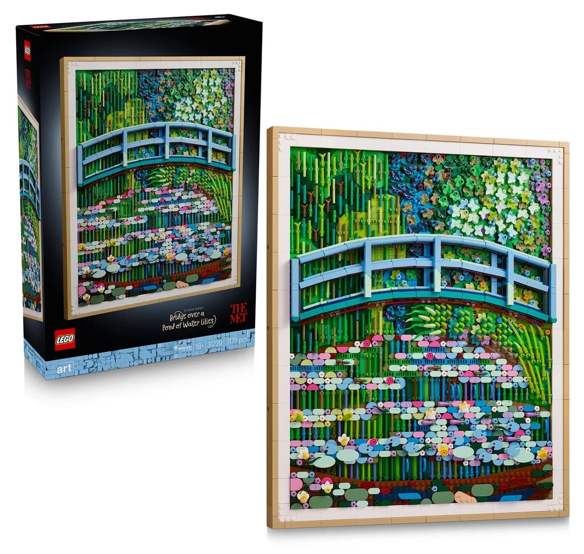 لگو Art Claude Monet پل نیلوفر مدل 31220 18+ 3179 قطعه لگو Art Claude Monet پل نیلوفر مدل 31220 18+ 3179 قطعه