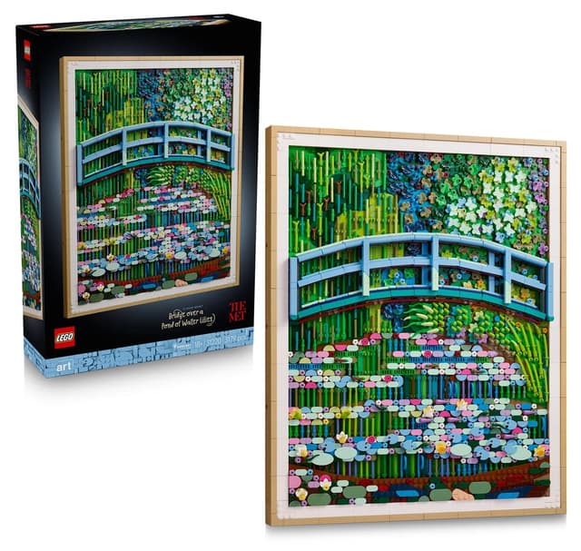 لگو 31220 Art Claude Monet پل نیلوفر 18+ 3179 قطعه لگو 31220 Art Claude Monet پل نیلوفر 18+ 3179 قطعه