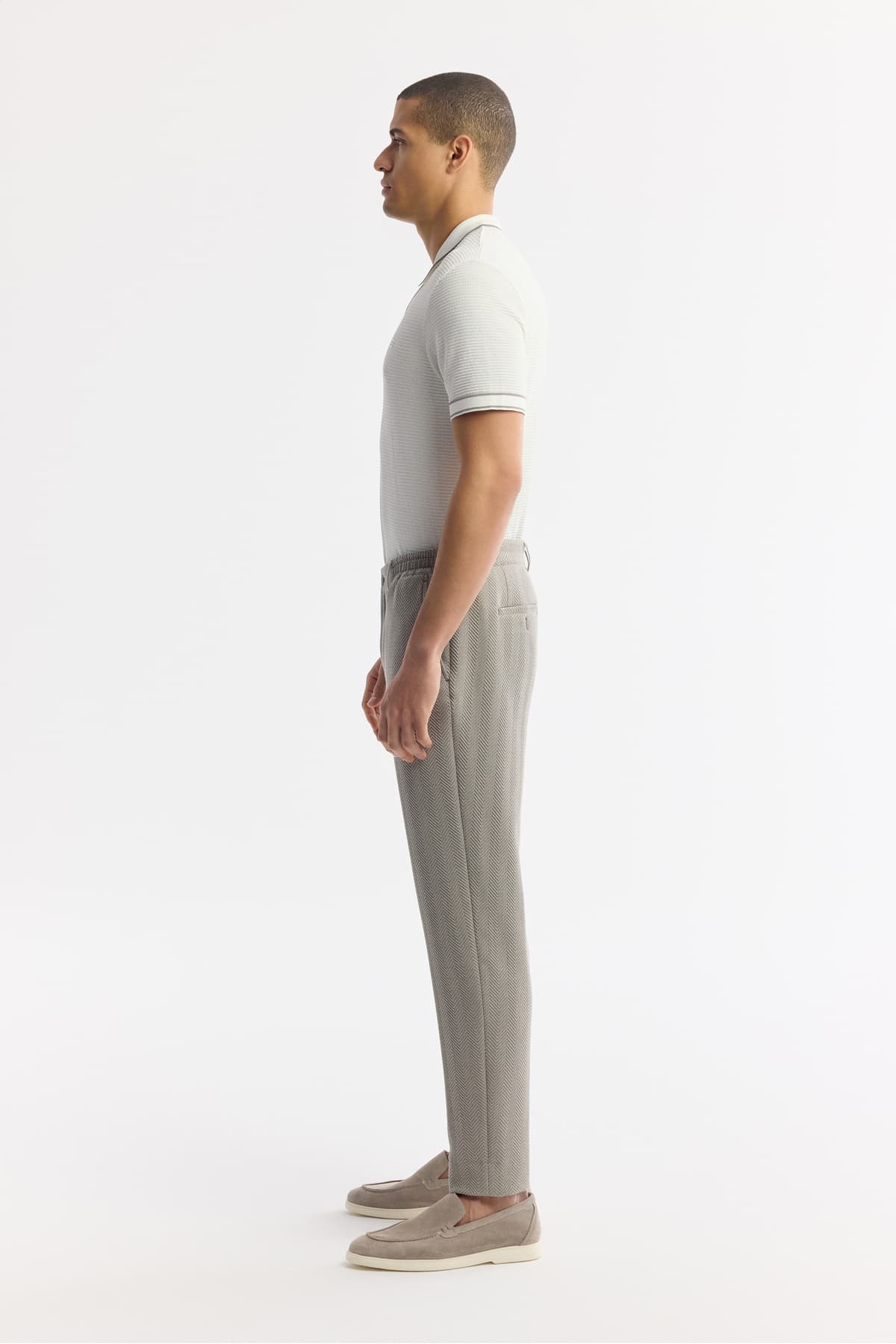 شلوار مردانه Avva خاکستری جیب کناری کمر لاستیکی Bi-Stretch Comfort Slim Fit مدل A51Y3211 شلوار مردانه Avva خاکستری جیب کناری کمر لاستیکی Bi-Stretch Comfort Slim Fit مدل A51Y3211
