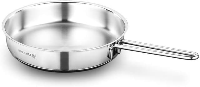 تابه استیل Korkmaz 24cm مدل Perla-1659 تابه استیل Korkmaz 24cm مدل Perla-1659