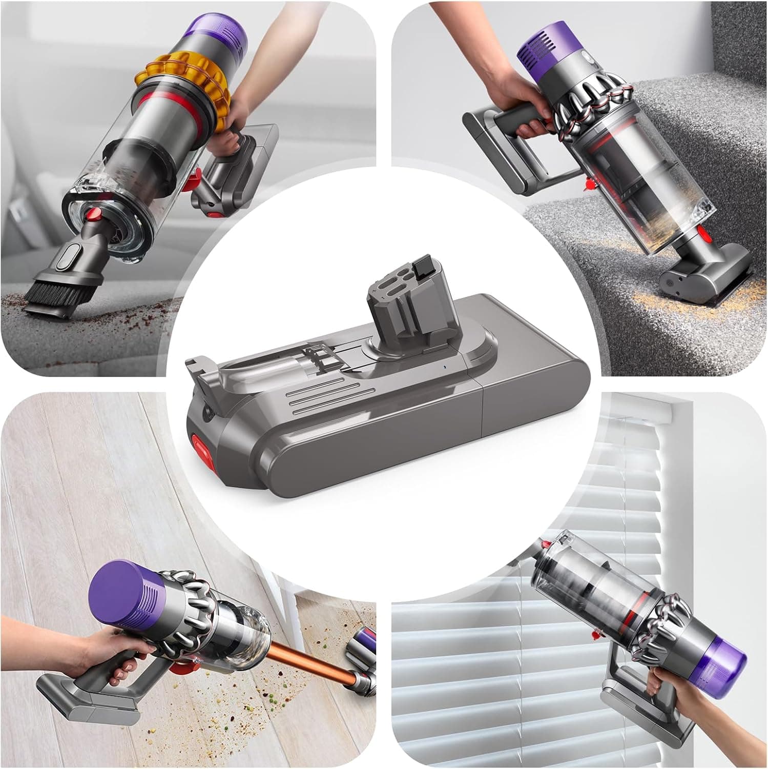 باتری جایگزین Dyson NASTIMA لیتیومیون 25.2 V 3900 mAh برای V11، V15، SV15، SV18، 970425-01، 970938-01 باتری جایگزین Dyson NASTIMA لیتیومیون 25.2 V 3900 mAh برای V11، V15، SV15، SV18، 970425-01، 970938-01