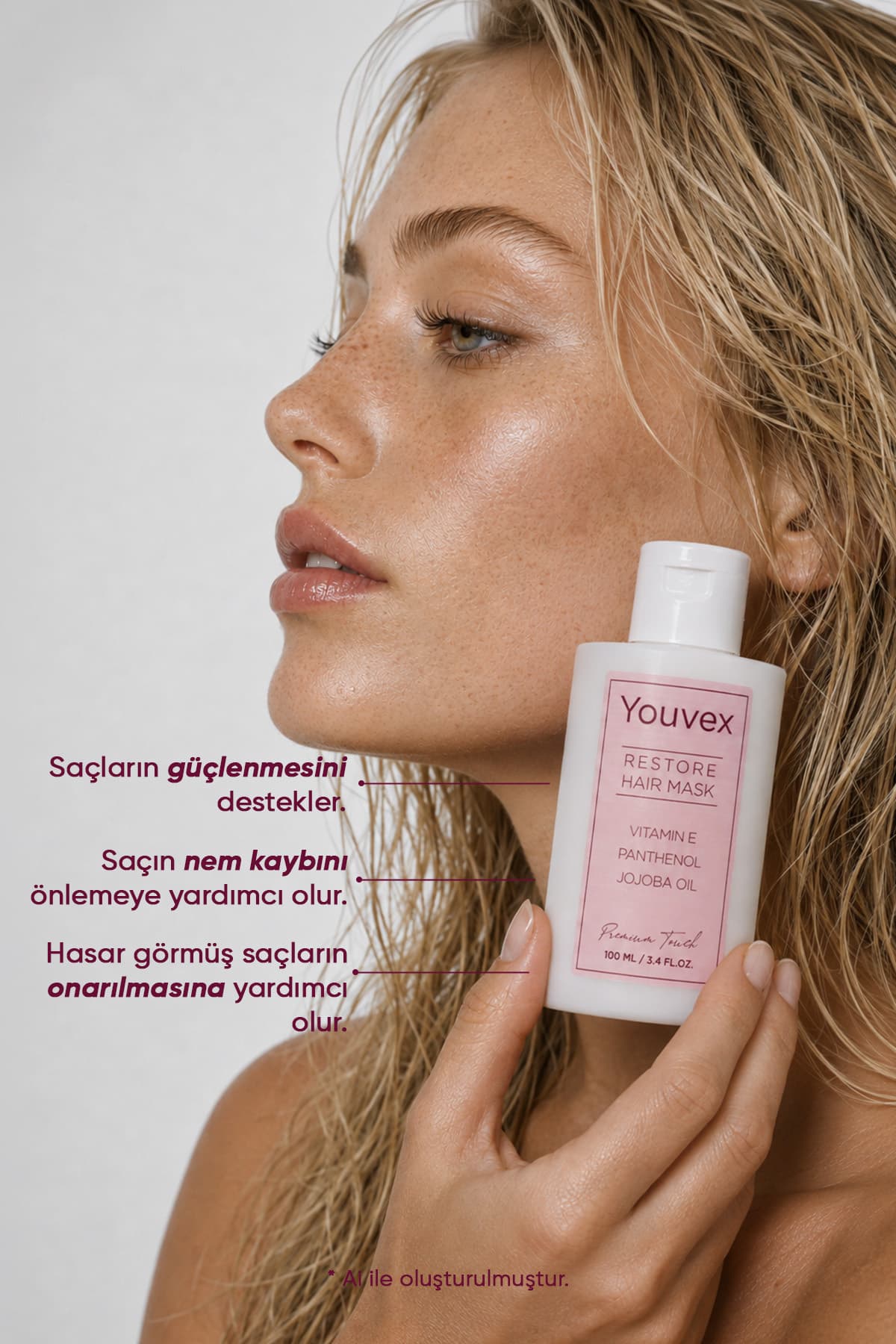 ماسک مو برای موهای خشک و آسیبدیده The Youvex مراقبت عمیق 100ml ماسک مو برای موهای خشک و آسیبدیده The Youvex مراقبت عمیق 100ml