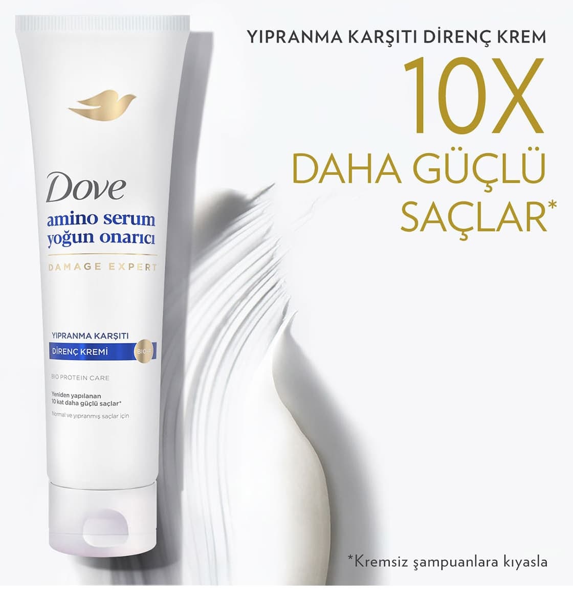 کرم ضدآسیب مقاومکننده Dove Amino Serum ترمیمکننده شدید 150 ml کرم ضدآسیب مقاومکننده Dove Amino Serum ترمیمکننده شدید 150 ml
