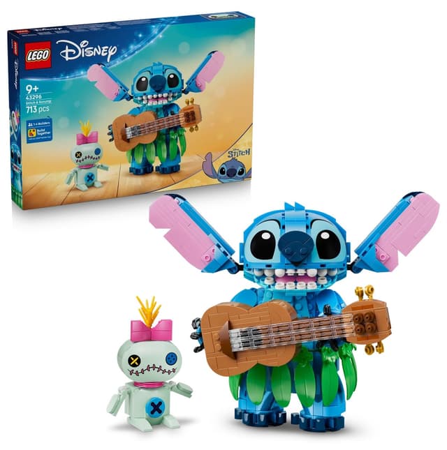 لگو 43296 Disney Stitch کودکان ۹ سال به بالا و Scrump (713 قطعه) لگو 43296 Disney Stitch کودکان ۹ سال به بالا و Scrump (713 قطعه)