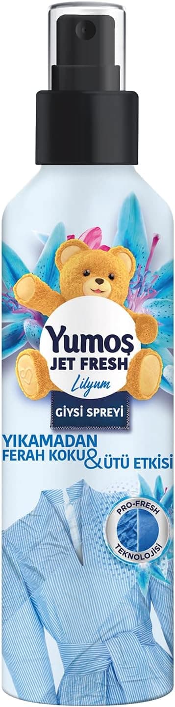 اسپری لباس Yumoş JetFresh لیلیوم 200 ml اسپری لباس Yumoş JetFresh لیلیوم 200 ml