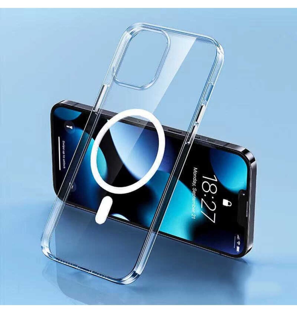 قاب Fibaks iPhone 14 Pro Max مگسیف شارژ بیسیم سخت شفاف ضدضربه قاب Fibaks iPhone 14 Pro Max مگسیف شارژ بیسیم سخت شفاف ضدضربه