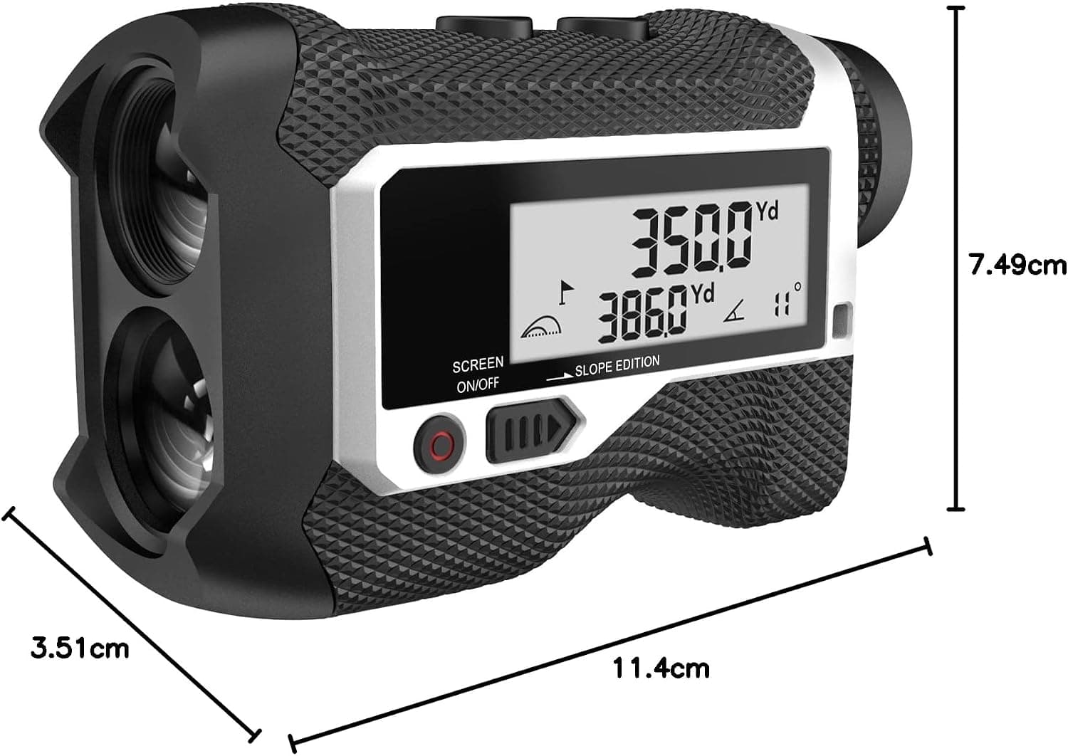 فاصلهیاب گلف MiLESEEY با کلید شیب، نمایشگر LCD خارجی و قفل پرچم، ضدآب، 875 Yards، مدل PF3S فاصلهیاب گلف MiLESEEY با کلید شیب، نمایشگر LCD خارجی و قفل پرچم، ضدآب، 875 Yards، مدل PF3S