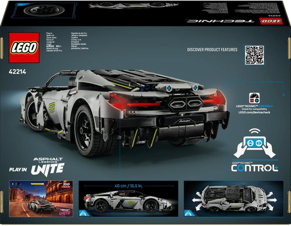 لگو Technic ماشین اسباببازی مدل Lamborghini Revuelto Super Sports Car 42214 لگو Technic ماشین اسباببازی مدل Lamborghini Revuelto Super Sports Car 42214