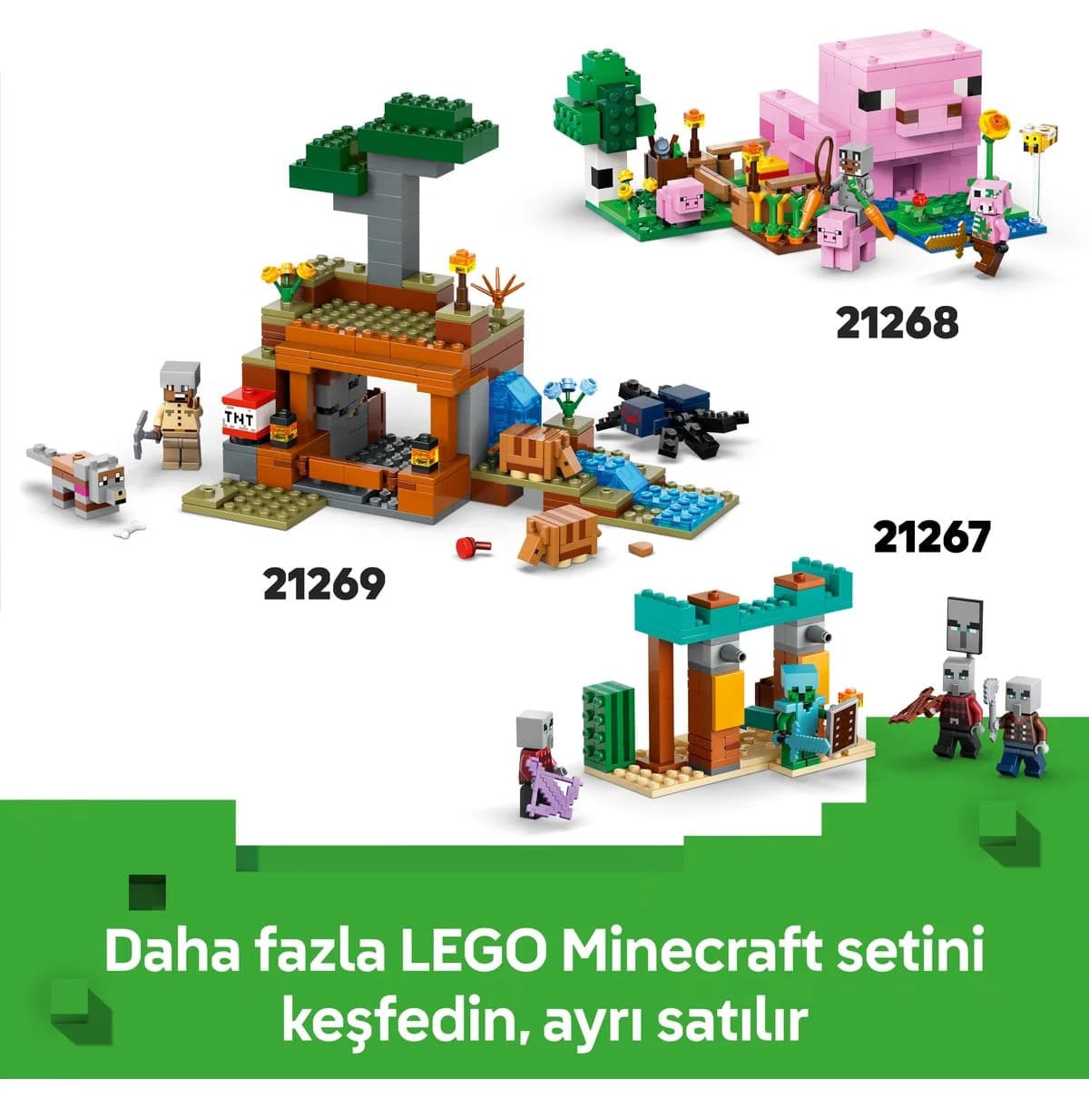لگو Minecraft مدل 21266، نبرد گدازهای ندر، 99 قطعه، مناسب بالای 6 سال لگو Minecraft مدل 21266، نبرد گدازهای ندر، 99 قطعه، مناسب بالای 6 سال