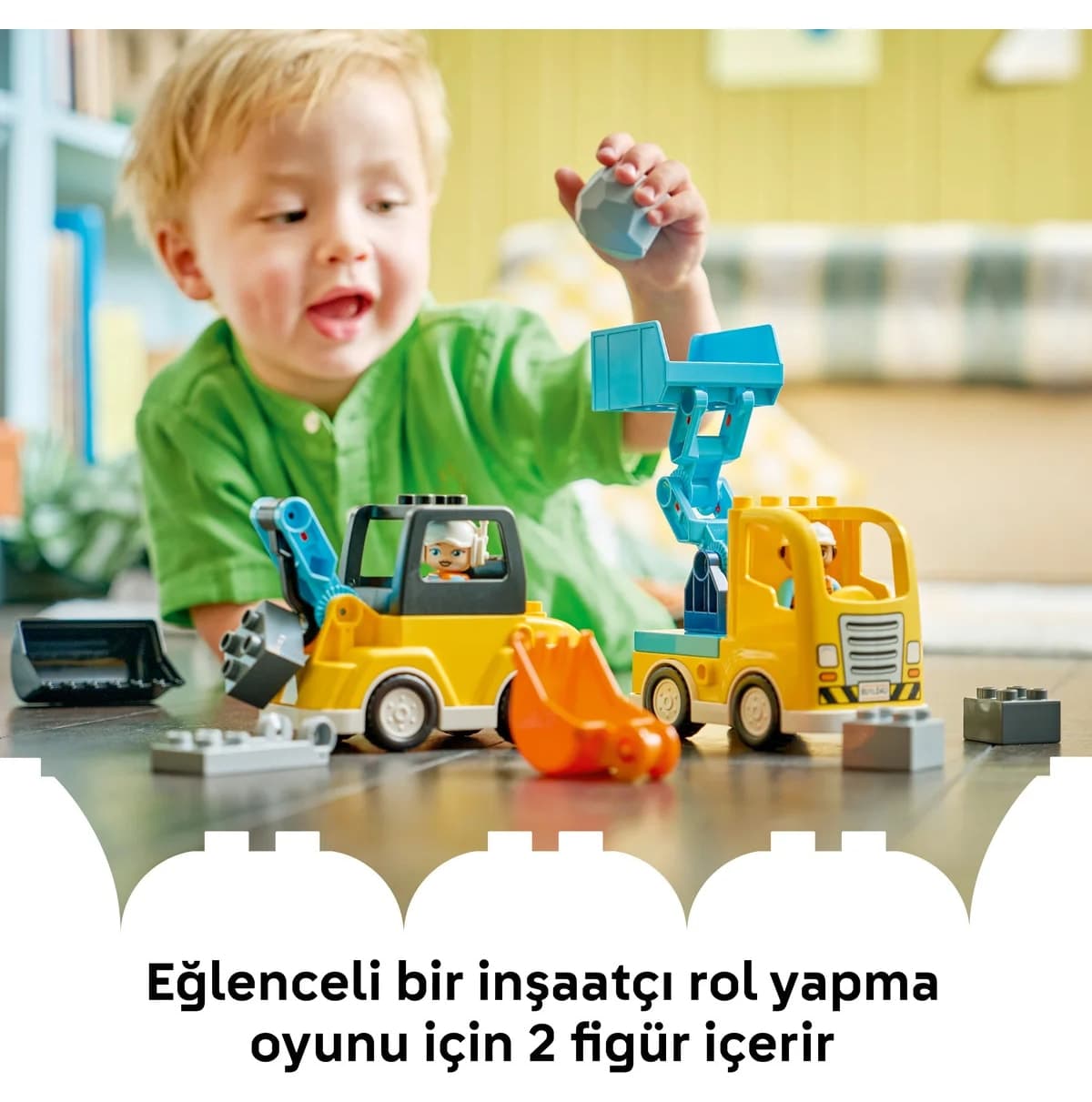 لگو DUPLO ۳ در ۱ وسایل ساختمانی مدل 10475 (۲۲ قطعه) لگو DUPLO ۳ در ۱ وسایل ساختمانی مدل 10475 (۲۲ قطعه)