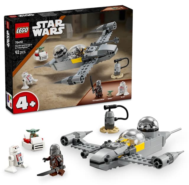 لگو 75410 Star Wars N-1 Starfighter Mando و Grogu (92 قطعه) لگو 75410 Star Wars N-1 Starfighter Mando و Grogu (92 قطعه)