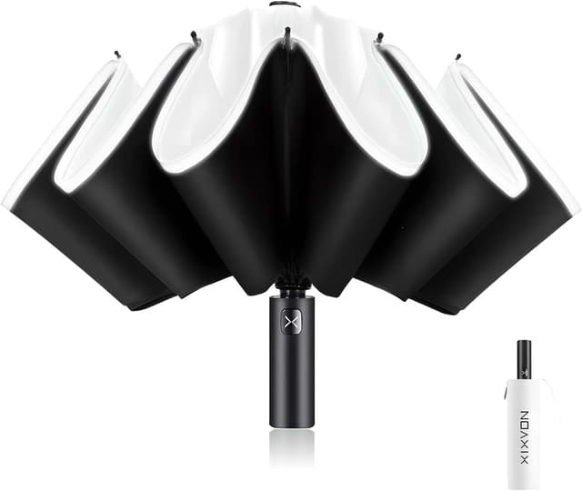 چتر XIXVON Umbrella Pro اتوماتیک تاشو معکوس ضدباد با محافظت UV 99% چتر XIXVON Umbrella Pro اتوماتیک تاشو معکوس ضدباد با محافظت UV 99%