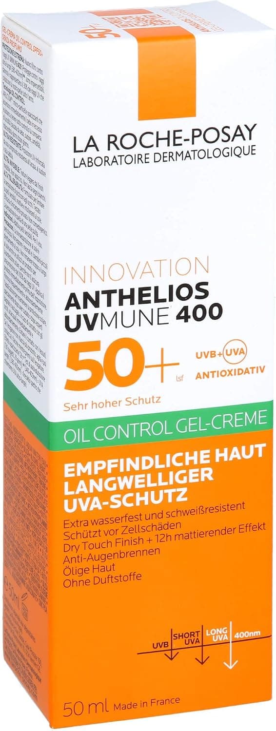 کرم ژل ضدآفتاب La Roche-Posay کنترل چربی SPF 50+ بدون عطر Anthelios UV Mune 400 50 ml کرم ژل ضدآفتاب La Roche-Posay کنترل چربی SPF 50+ بدون عطر Anthelios UV Mune 400 50 ml