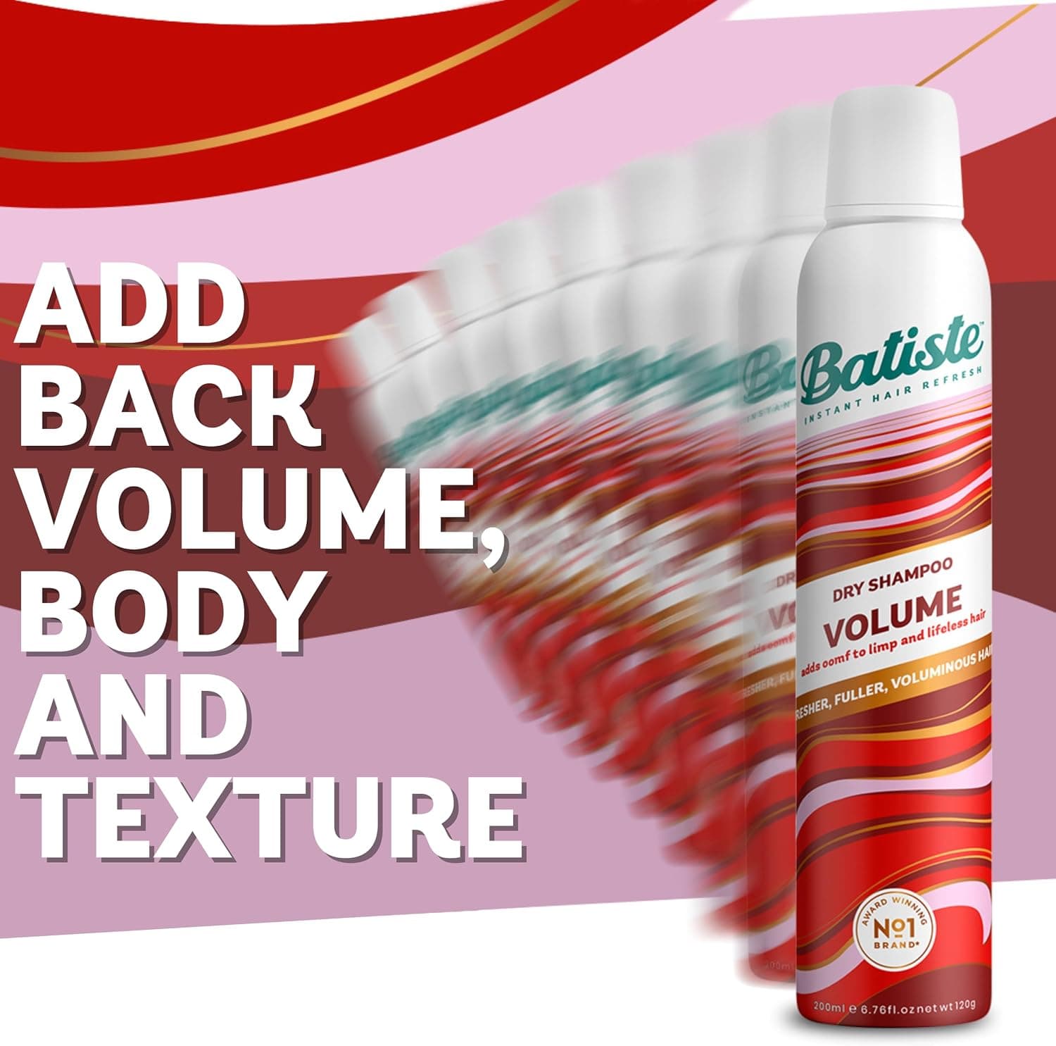 شامپو خشک حجمدهنده Batiste مناسب موهای بیحالت، پاککننده چربی ریشه 200ml شامپو خشک حجمدهنده Batiste مناسب موهای بیحالت، پاککننده چربی ریشه 200ml