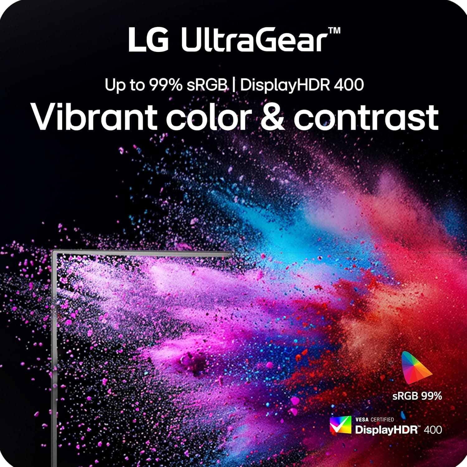 مانیتور گیمینگ LG Ultragear 27 اینچ QHD IPS 300 هرتز مدل 27G640A-B مانیتور گیمینگ LG Ultragear 27 اینچ QHD IPS 300 هرتز مدل 27G640A-B