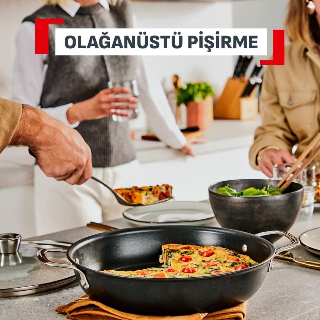 قابلمه Tefal Explore Fusion Core کمعمق 28cm قابلمه Tefal Explore Fusion Core کمعمق 28cm