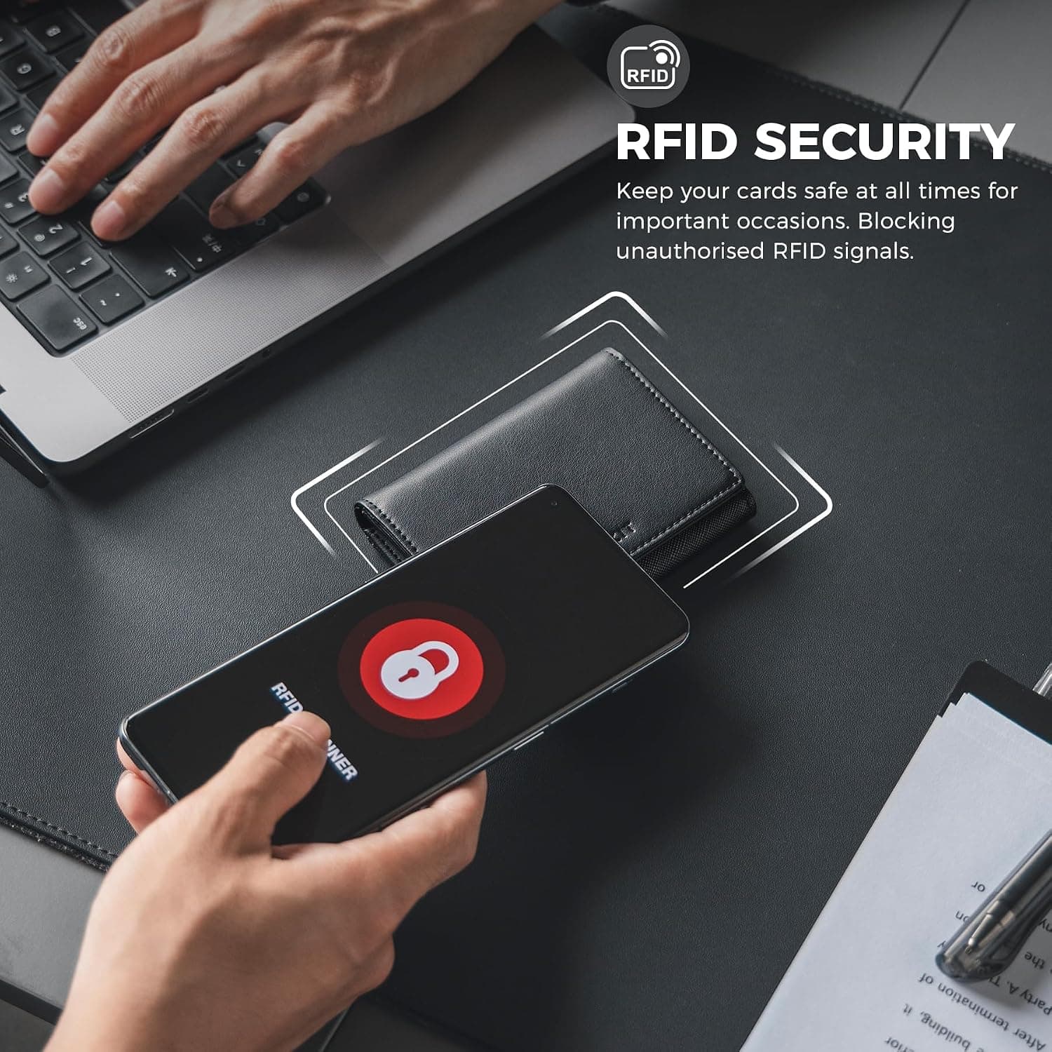 جاکارتی VULKIT چرمی ضد RFID با پنجره کارت شناسایی، بستهشدن مغناطیسی و گنجایش تا 40 کارت ویزیت جاکارتی VULKIT چرمی ضد RFID با پنجره کارت شناسایی، بستهشدن مغناطیسی و گنجایش تا 40 کارت ویزیت