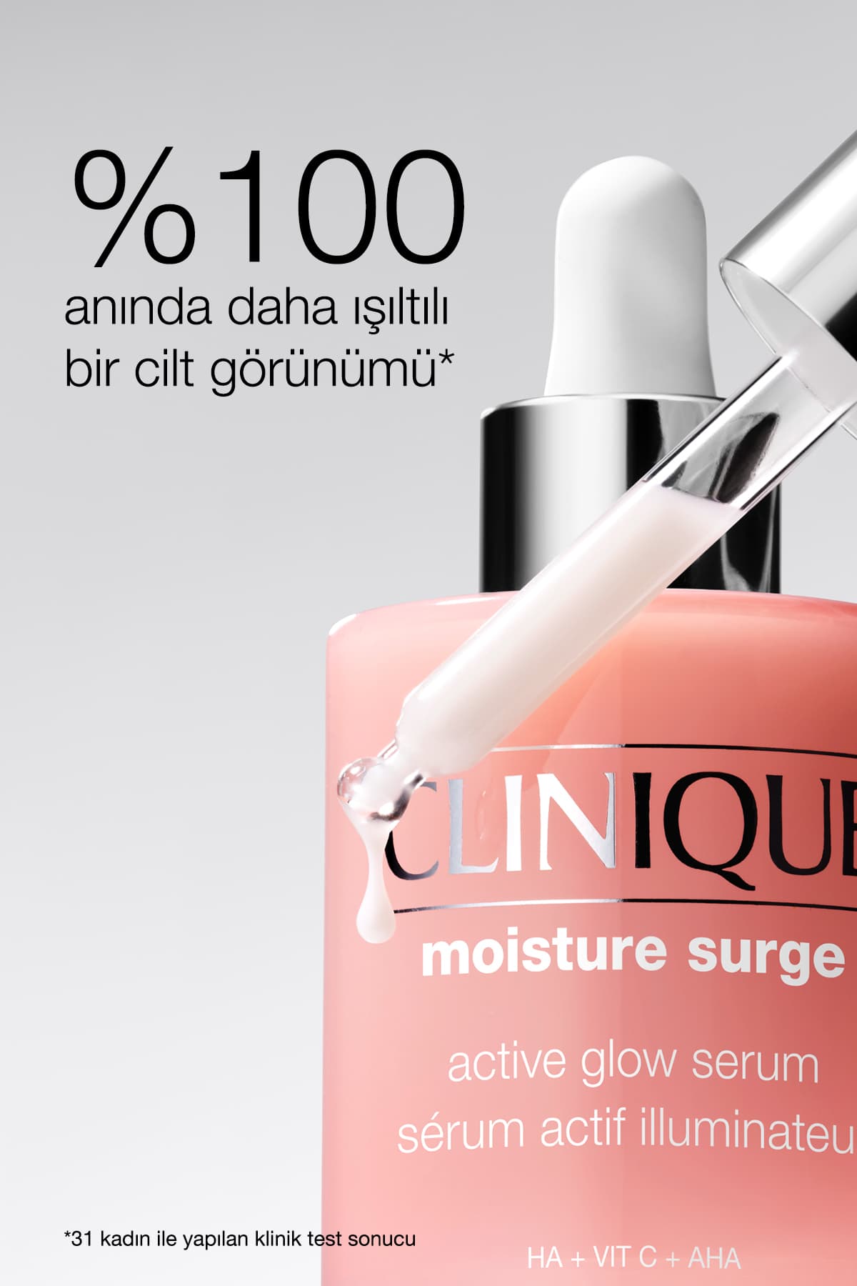 سرم Clinique Moisture Surge Active Glow درخشانکننده 50ml با ویتامین C سرم Clinique Moisture Surge Active Glow درخشانکننده 50ml با ویتامین C
