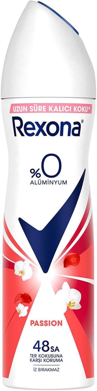دئودورانت اسپری زنانه Rexona مدل Passion بدون آلومینیوم 150 ml دئودورانت اسپری زنانه Rexona مدل Passion بدون آلومینیوم 150 ml