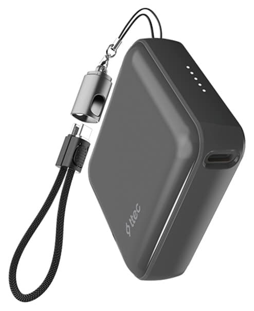 پاوربانک Ttec Recharger Mini 10000mAh 22.5W PD کابل داخلی USB-C خاکستری فضایی مدل 2BB265UG پاوربانک Ttec Recharger Mini 10000mAh 22.5W PD کابل داخلی USB-C خاکستری فضایی مدل 2BB265UG