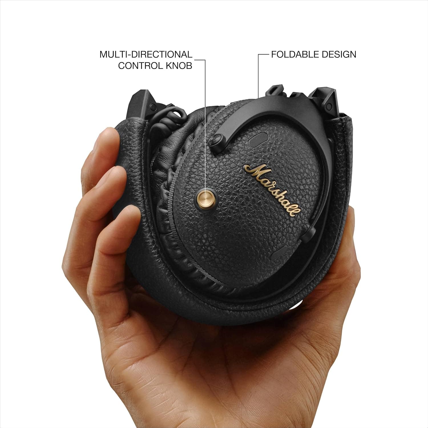 هدفون بلوتوثی Marshall Monitor III با حذف نویز فعال، 70 ساعت پخش، مشکی هدفون بلوتوثی Marshall Monitor III با حذف نویز فعال، 70 ساعت پخش، مشکی