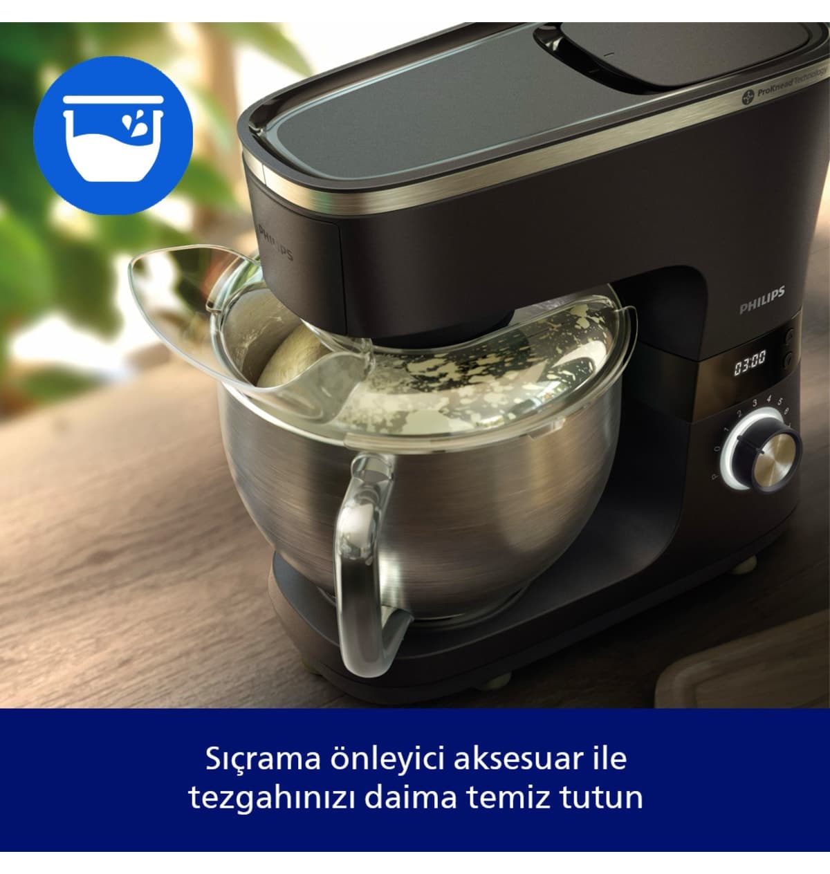 روبات آشپزخانه Philips سری 7000 5.5 لیتری 1000 وات ProKnead تایمر هوشمند مدل HR7962/21 روبات آشپزخانه Philips سری 7000 5.5 لیتری 1000 وات ProKnead تایمر هوشمند مدل HR7962/21