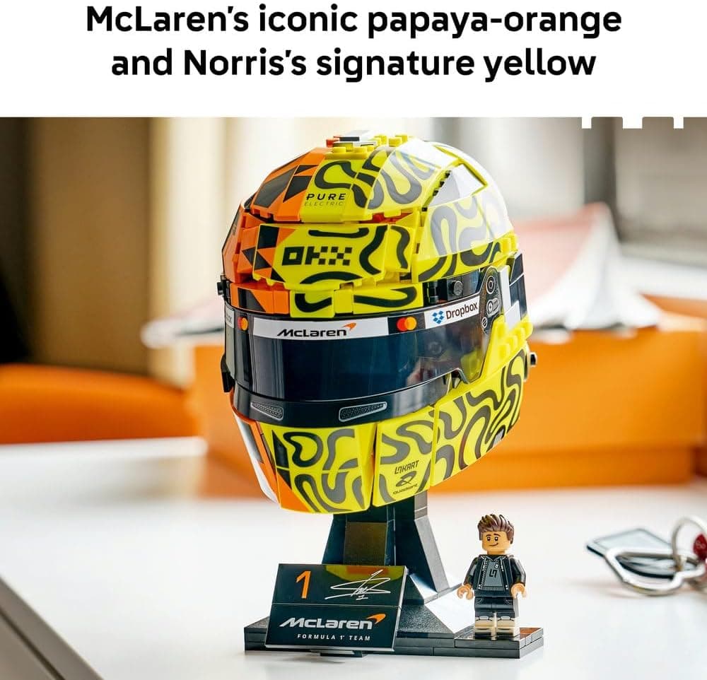 لگو Editions کلاه ایمنی ساختنی تیم McLaren Mastercard F1 Lando Norris مدل 43023 لگو Editions کلاه ایمنی ساختنی تیم McLaren Mastercard F1 Lando Norris مدل 43023