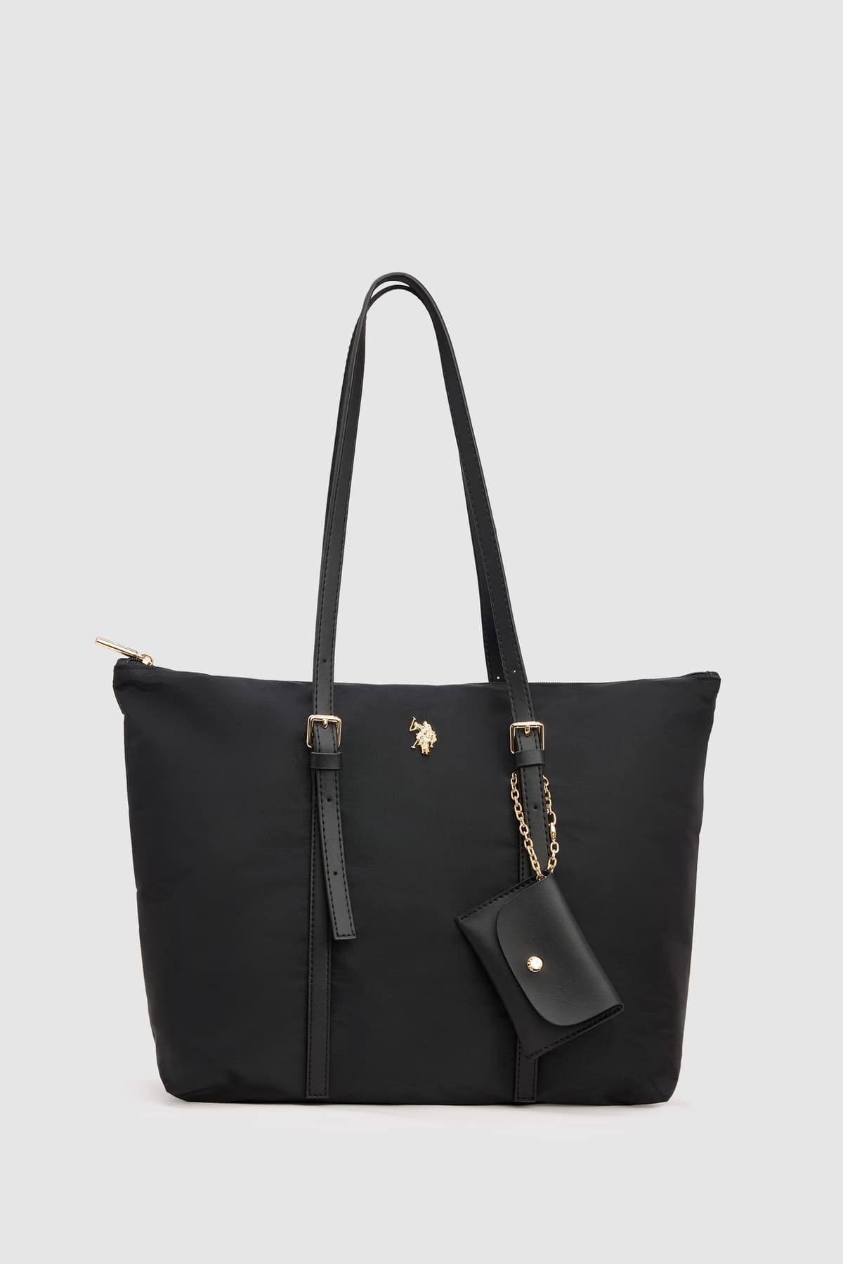 کیف زنانه U.S. Polo Assn. مشکی زیپدار با بند قابل تنظیم مدل 50333595-VR046 کیف زنانه U.S. Polo Assn. مشکی زیپدار با بند قابل تنظیم مدل 50333595-VR046