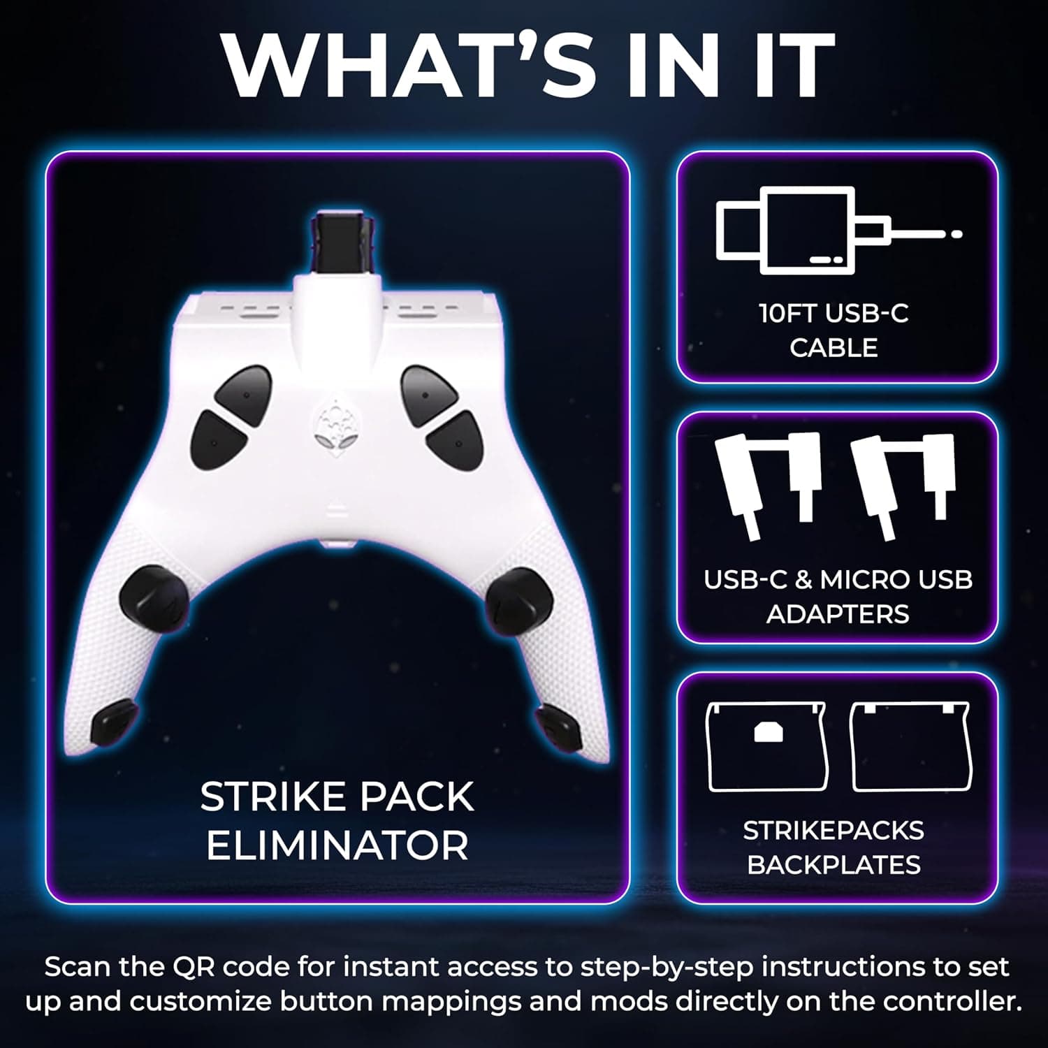 کنترلر سیمی Collective Minds برای Xbox Series و Xbox One مدل Universal Strike Pack Eliminator کنترلر سیمی Collective Minds برای Xbox Series و Xbox One مدل Universal Strike Pack Eliminator