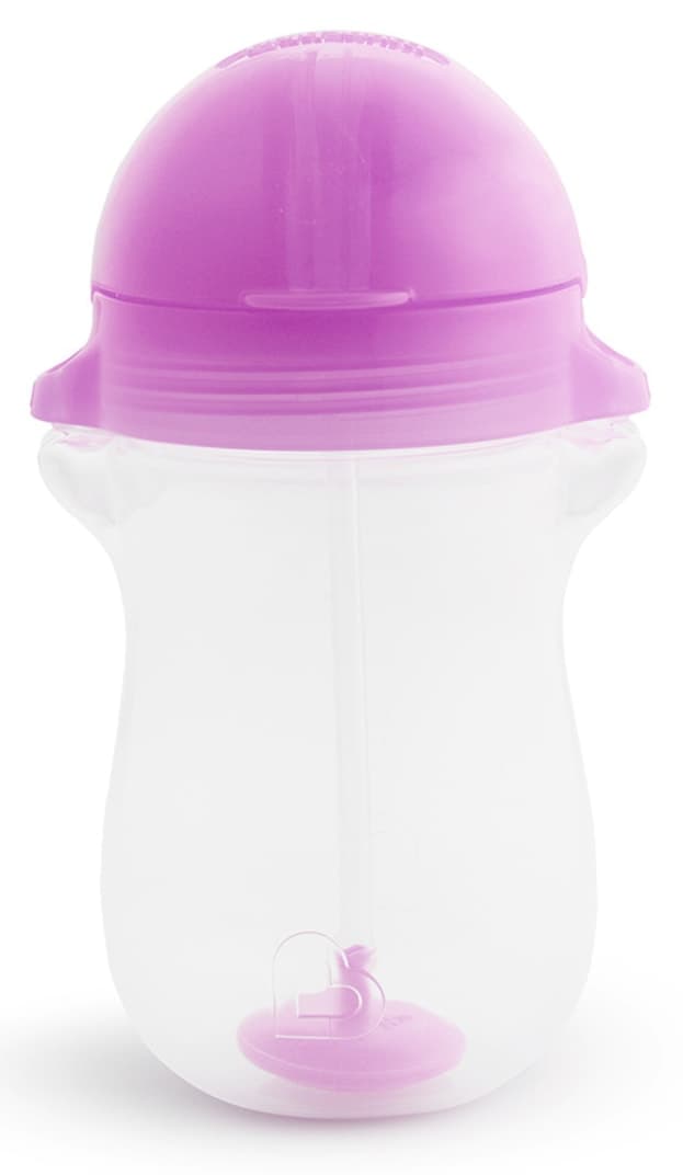 لیوان آموزشی Munchkin با درپوش کلیکشونده و نی 296ml 12 ماه بنفش لیوان آموزشی Munchkin با درپوش کلیکشونده و نی 296ml 12 ماه بنفش