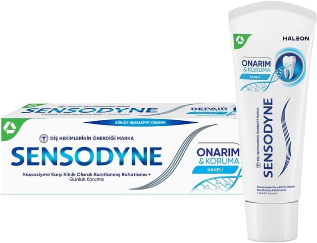 خمیردندان Sensodyne ترمیم و محافظت 75 ml خمیردندان Sensodyne ترمیم و محافظت 75 ml