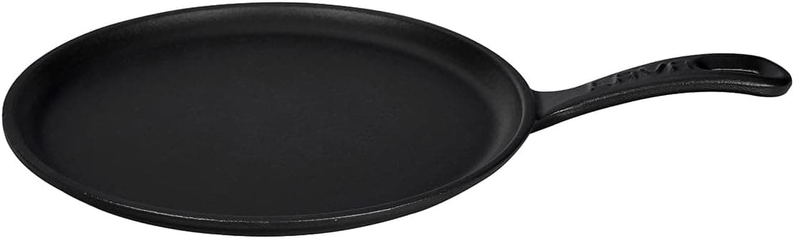 تاوه چدنی کرپ پیتزا و پنکیک LAVA گرد دسته فلزی 26cm مشکی تاوه چدنی کرپ پیتزا و پنکیک LAVA گرد دسته فلزی 26cm مشکی