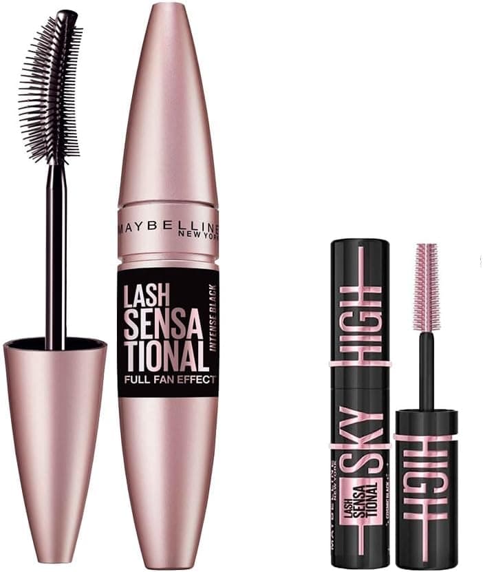 ست ماسکارا Maybelline Lash Sensational Sky High Cosmic Black 9.5 میلیلیتر و مینی ست ماسکارا Maybelline Lash Sensational Sky High Cosmic Black 9.5 میلیلیتر و مینی