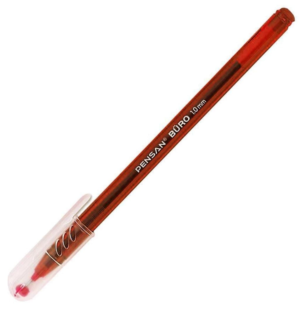 خودکار Pensan مدل 2270 نوک 1.0 mm بسته 50 عددی قرمز خودکار Pensan مدل 2270 نوک 1.0 mm بسته 50 عددی قرمز