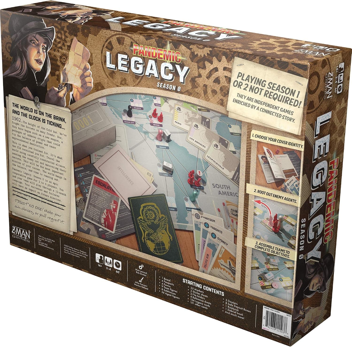 بازی رومیزی Asmodee Pandemik: Legacy - Season Zero - TR بازی رومیزی Asmodee Pandemik: Legacy - Season Zero - TR
