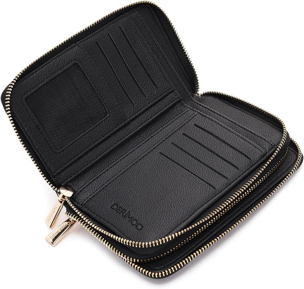 کیف پول زنانه Derimod مشکی زیپدار 17×10 cm Standard کیف پول زنانه Derimod مشکی زیپدار 17×10 cm Standard