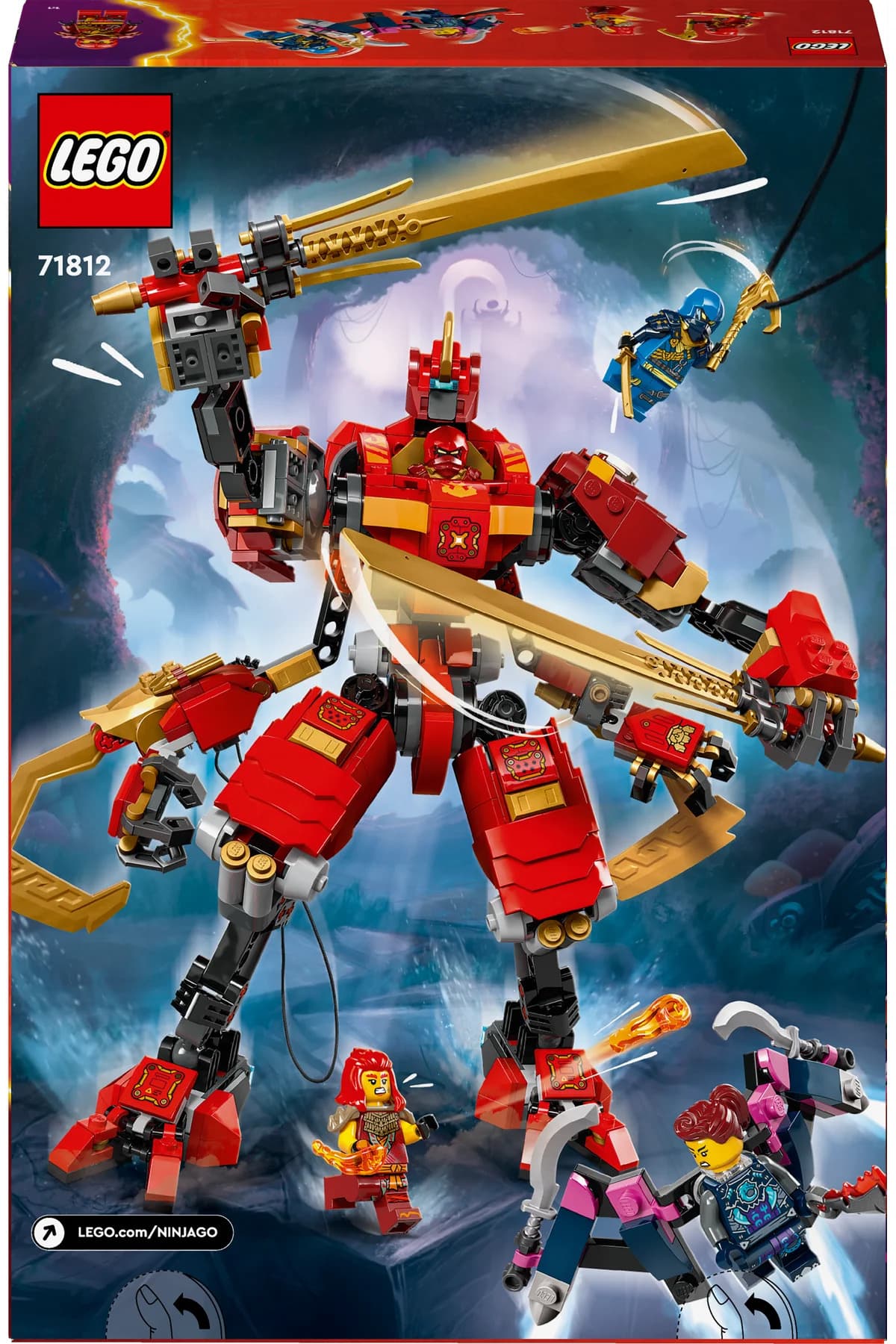 لگو NINJAGO ربات نینجایی صخرهنورد برای کودکان 9 سال به بالا مدل 71812 (623P) لگو NINJAGO ربات نینجایی صخرهنورد برای کودکان 9 سال به بالا مدل 71812 (623P)