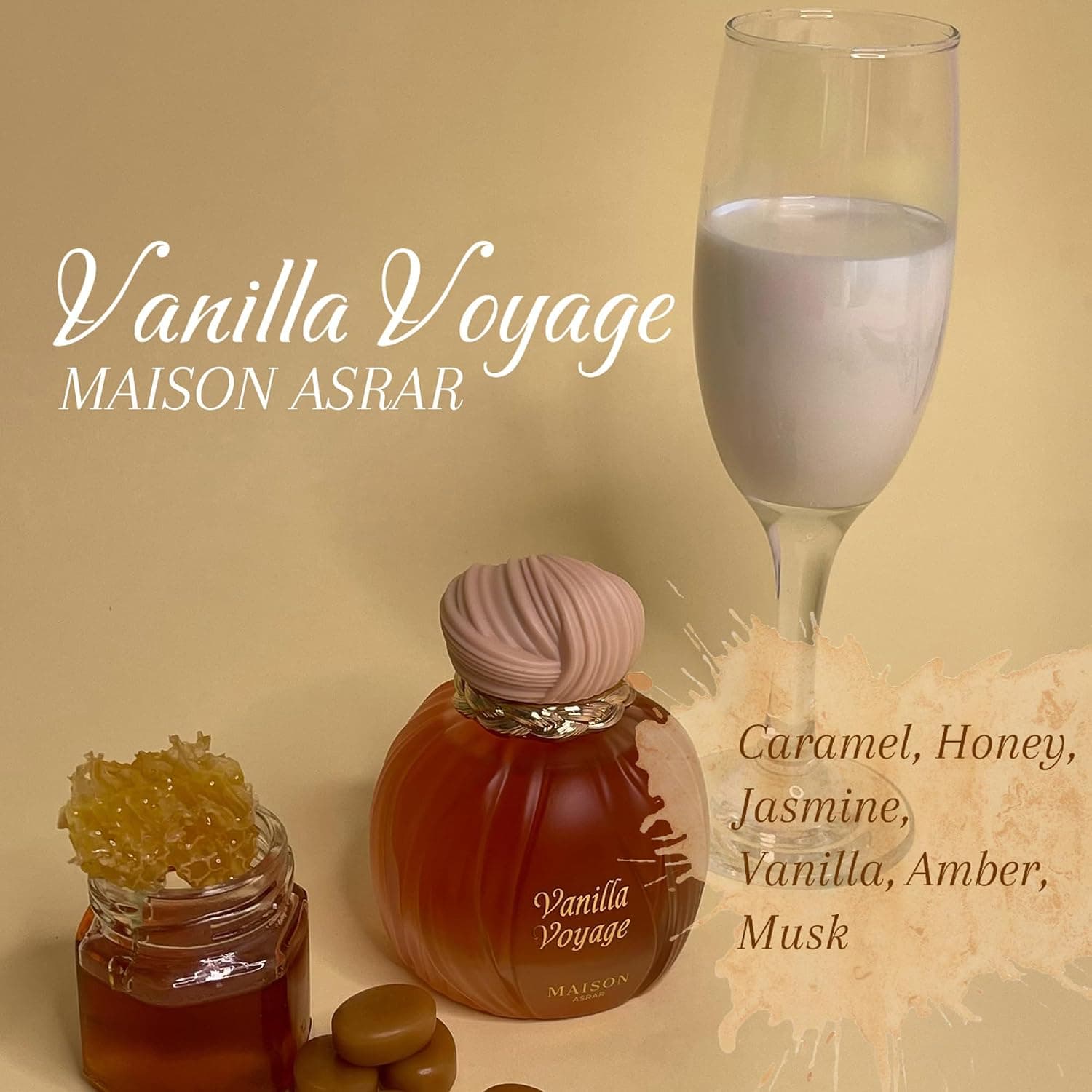 عطر ادوپرفیوم MAISON ASRAR با رایحه وانیل مدل Vanilla Voyage عطر ادوپرفیوم MAISON ASRAR با رایحه وانیل مدل Vanilla Voyage