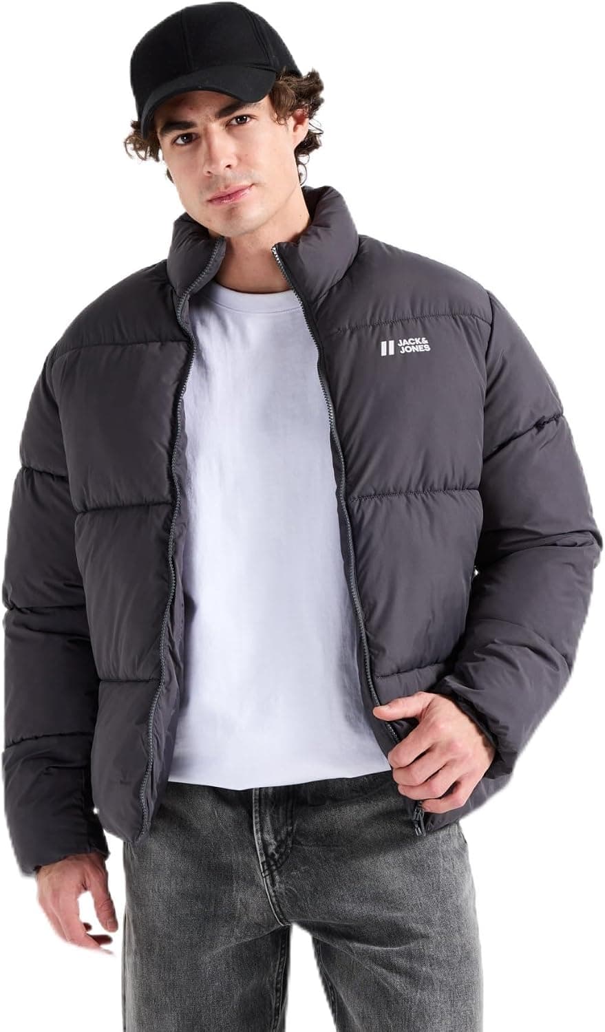 ژاکت مردانه JACK & JONES یقه ایستاده Max Puffer مدل 06-12238745-2 ژاکت مردانه JACK & JONES یقه ایستاده Max Puffer مدل 06-12238745-2