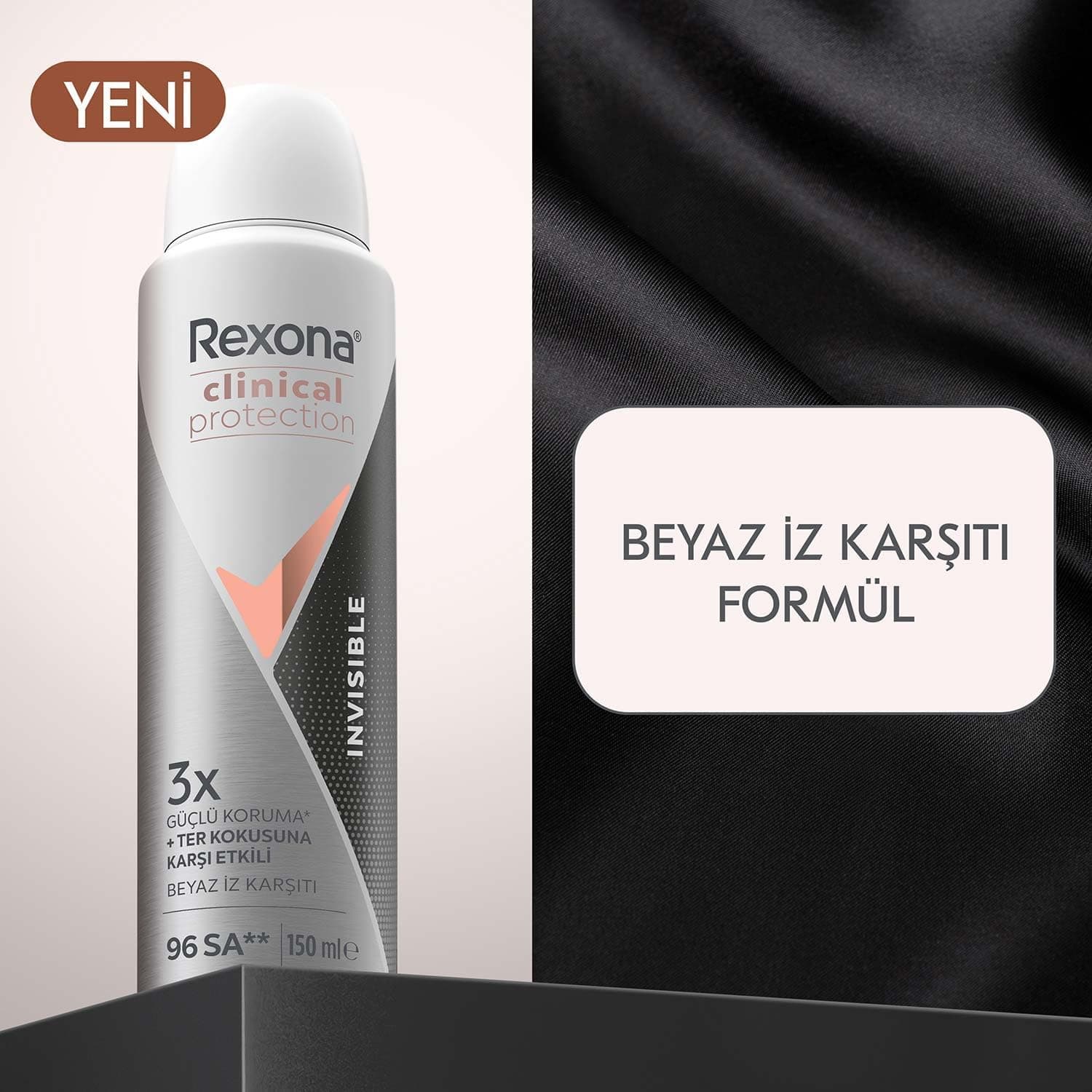 اسپری ضدتعریق Rexona Clinical Protection نامرئی 150 Ml اسپری ضدتعریق Rexona Clinical Protection نامرئی 150 Ml