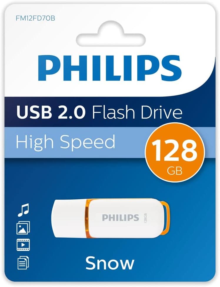 فلش مموری Philips USB 2.0 با ظرفیت 128 GB نسخه Snow Edition نارنجی فلش مموری Philips USB 2.0 با ظرفیت 128 GB نسخه Snow Edition نارنجی