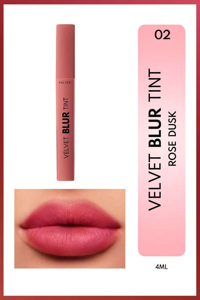 رژ لب Note Cosmetics مات مدل Velvet Blur Tint 02 Rose Dusk صورتی رژ لب Note Cosmetics مات مدل Velvet Blur Tint 02 Rose Dusk صورتی