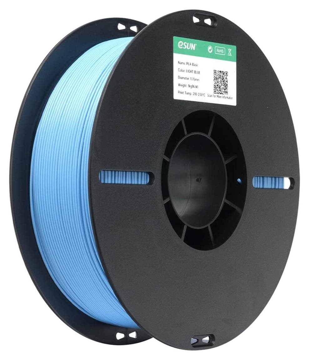 فیلامنت eSun Basic PLA آبی روشن 1.75mm 1Kg فیلامنت eSun Basic PLA آبی روشن 1.75mm 1Kg