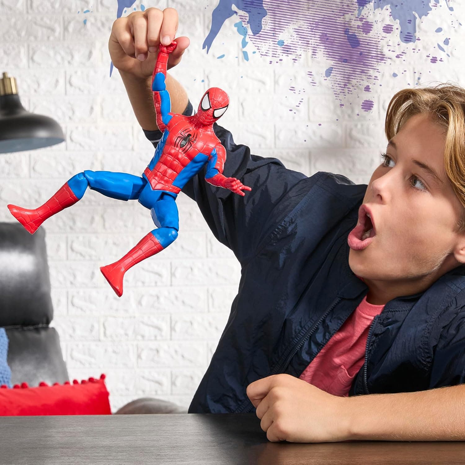 فیگور اکشن کودکان Marvel Spider-Man سری Titan با ارتفاع 30 cm مناسب 4 سال به بالا فیگور اکشن کودکان Marvel Spider-Man سری Titan با ارتفاع 30 cm مناسب 4 سال به بالا