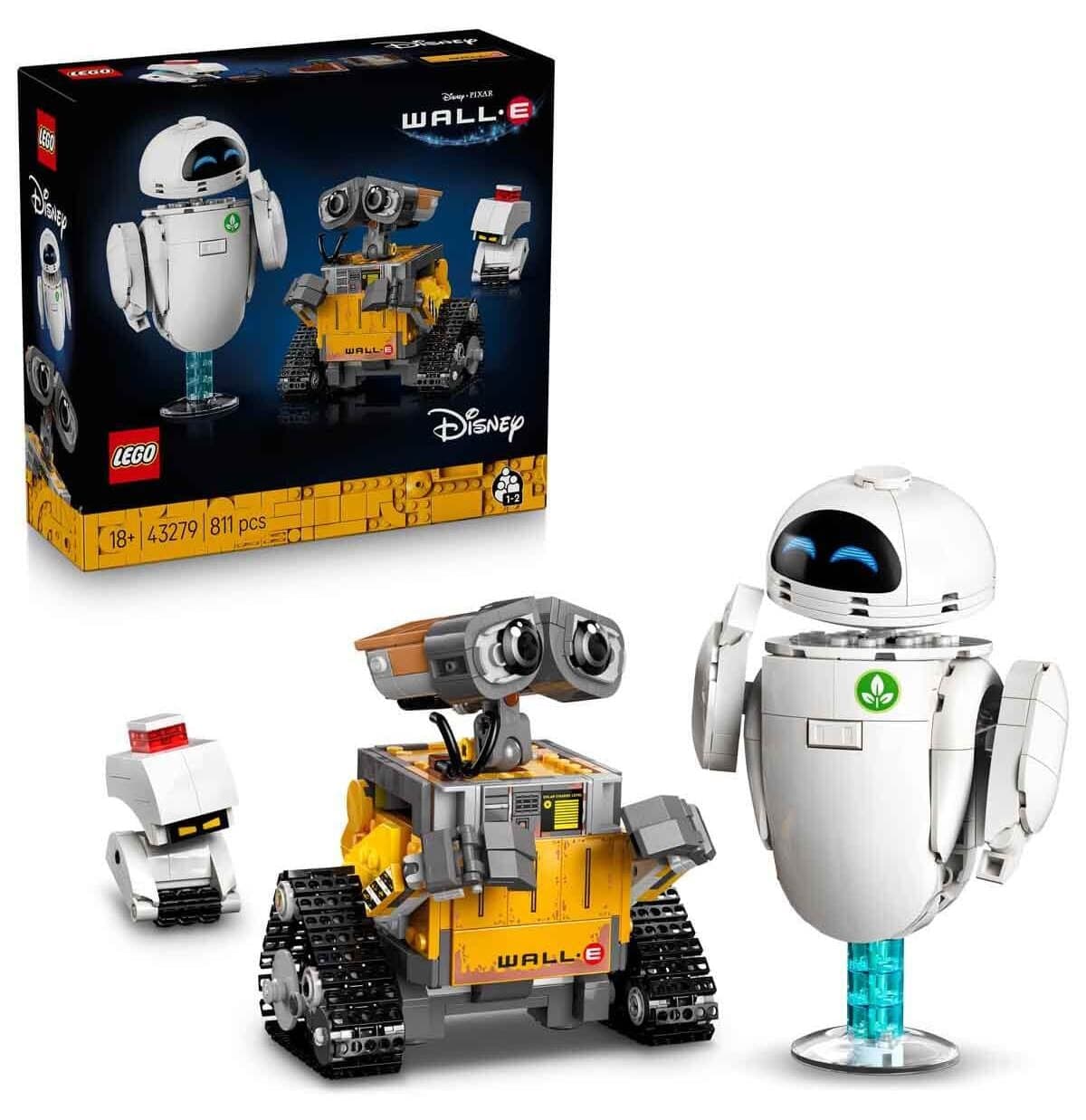 لگو Disney Pixar مدل WALL-E و EVE 43279 کلکسیونی لگو Disney Pixar مدل WALL-E و EVE 43279 کلکسیونی
