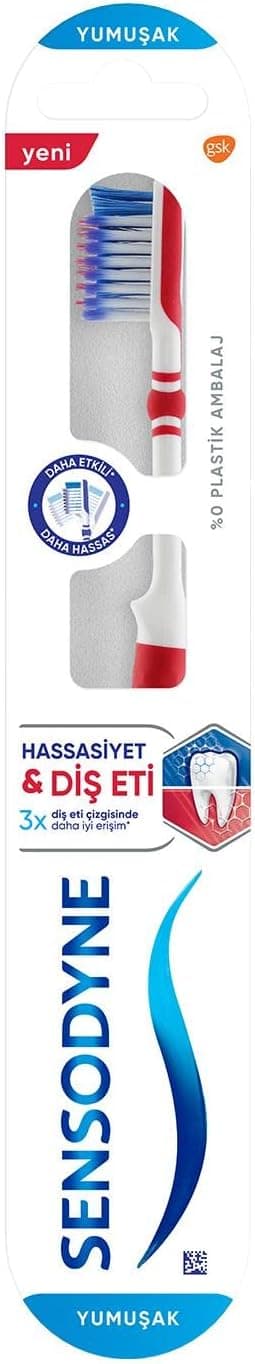 مسواک نرم Sensodyne مخصوص دندانهای حساس و لثه مسواک نرم Sensodyne مخصوص دندانهای حساس و لثه