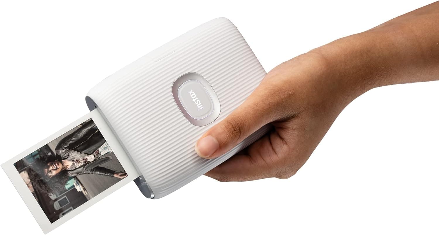 پرینتر عکس بیسیم instax Fujifilm با 20 شات سفید سفالی مدل Mini Link 2 پرینتر عکس بیسیم instax Fujifilm با 20 شات سفید سفالی مدل Mini Link 2