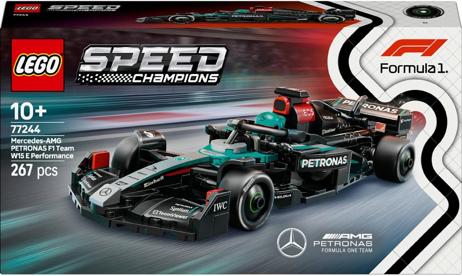 لگو Speed Champions Mercedes-AMG F1 W15 ماشین مسابقهای مدل 77244 لگو Speed Champions Mercedes-AMG F1 W15 ماشین مسابقهای مدل 77244